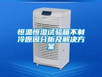知识百科恒温恒湿试验箱不制冷原因分析及解决黄色网站香蕉视频