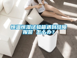 知识百科恒温恒湿试验箱遇到故障报警 怎么办？