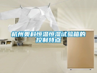 知识百科杭州奥科恒温恒湿试验箱的控制特点