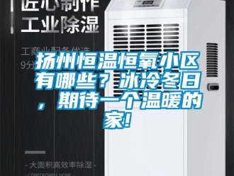 知识百科扬州恒温恒氧小区有哪些？冰冷冬日，期待一个温暖的家!