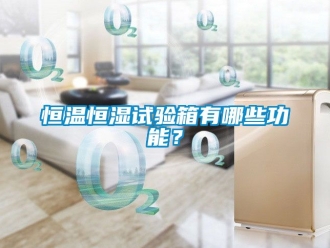 知识百科恒温恒湿试验箱有哪些功能？