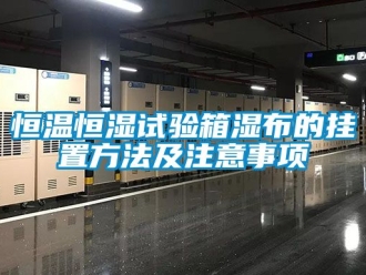 知识百科恒温恒湿试验箱湿布的挂置方法及注意事项