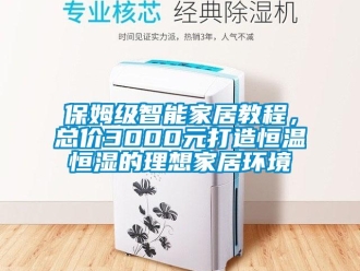 常见问题保姆级智能家居教程，总价3000元打造恒温恒湿的理想家居环境